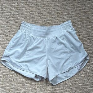 Lululemon Size 6 White Athletic Shorts